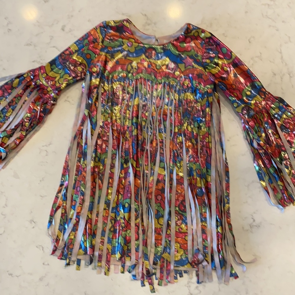 Chasing Fireflies Wishcraft Girls Costume - Groovy, Hippie, Retro, Go-Go Chick